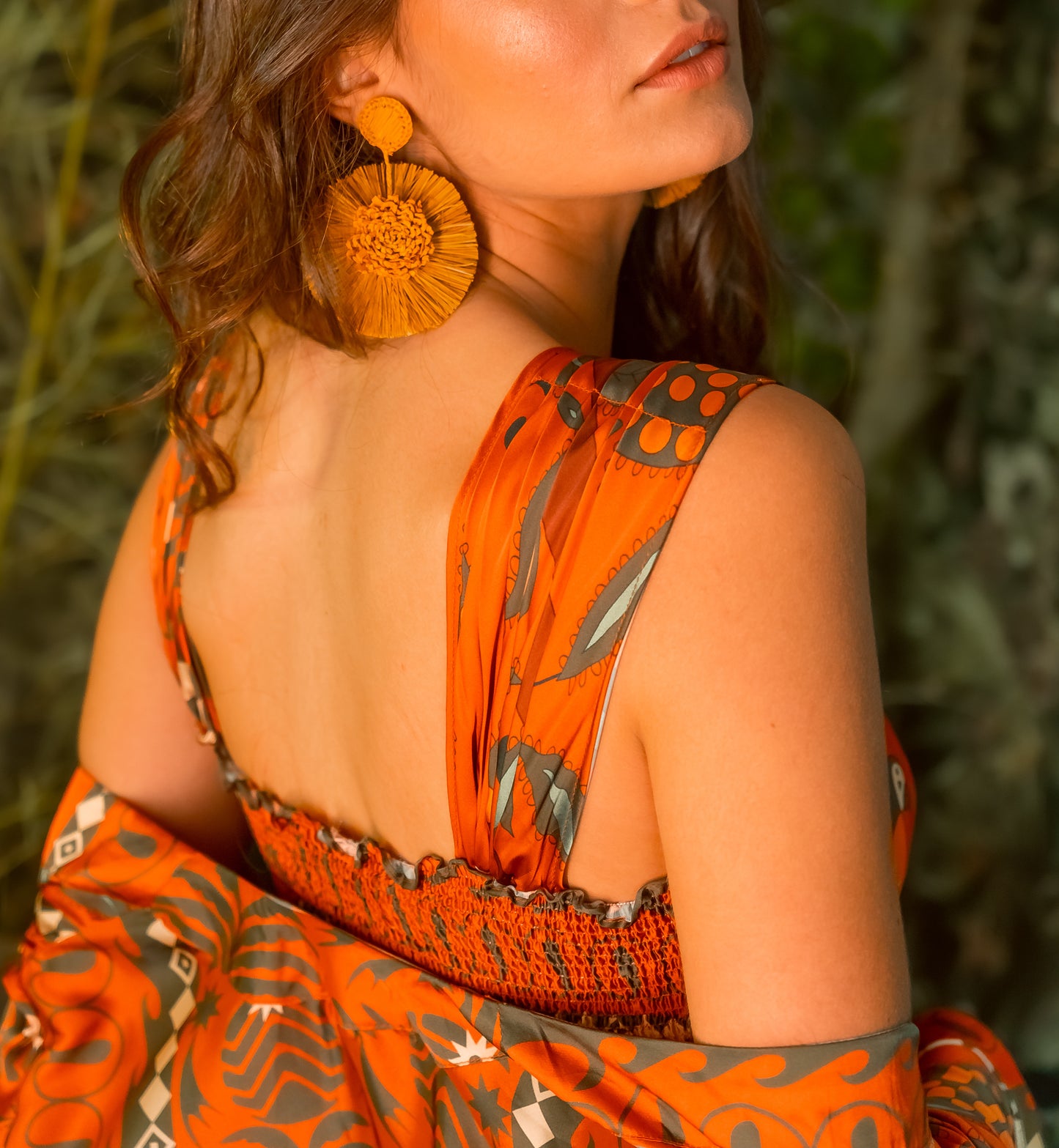 Vestido Sedas de la Jungla - Terracota