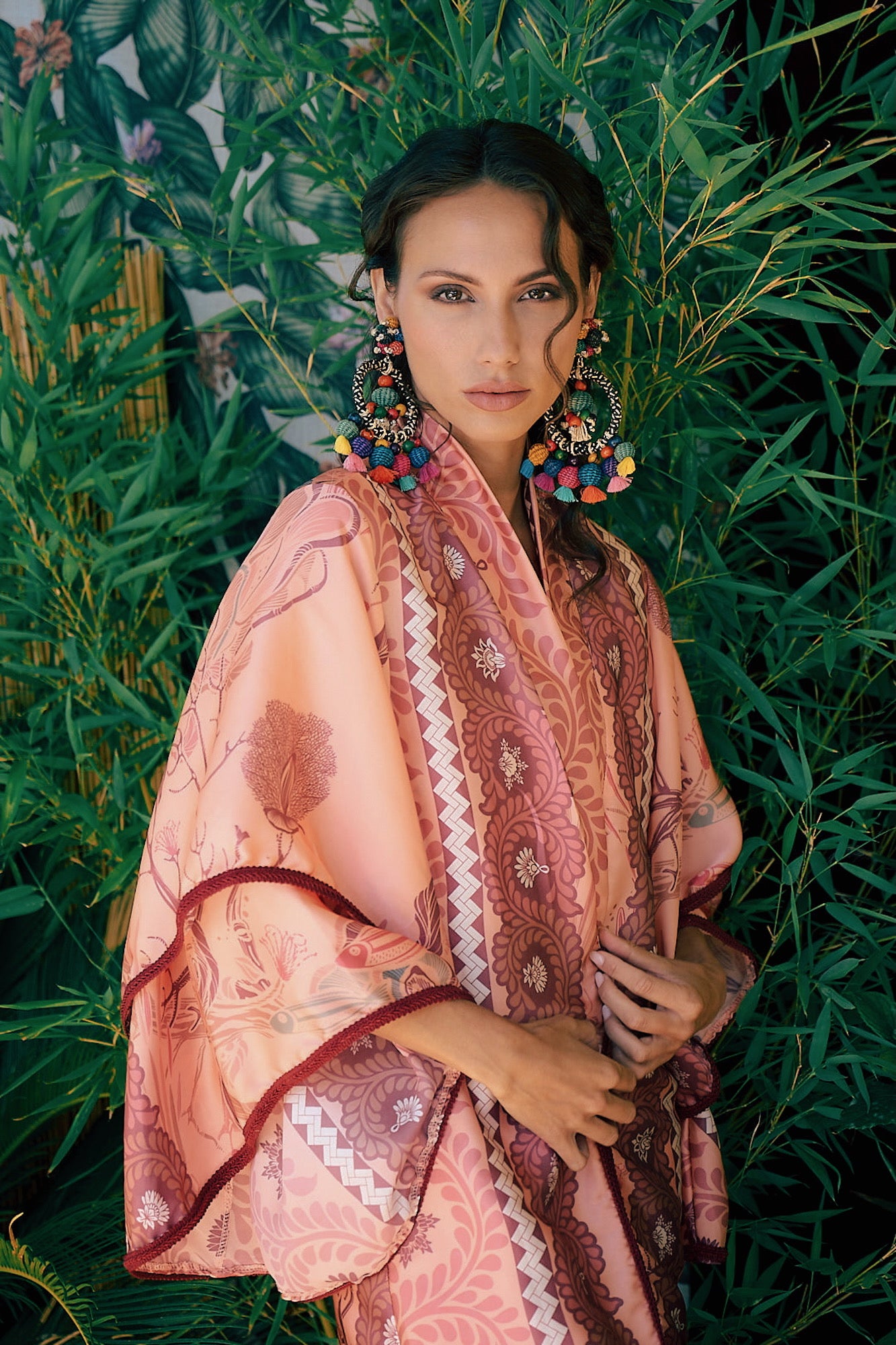 Kimono Canoa Corriente Colorida