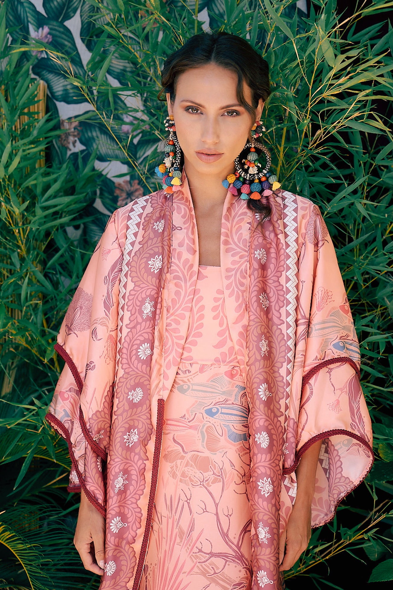 Kimono Canoa Corriente Colorida