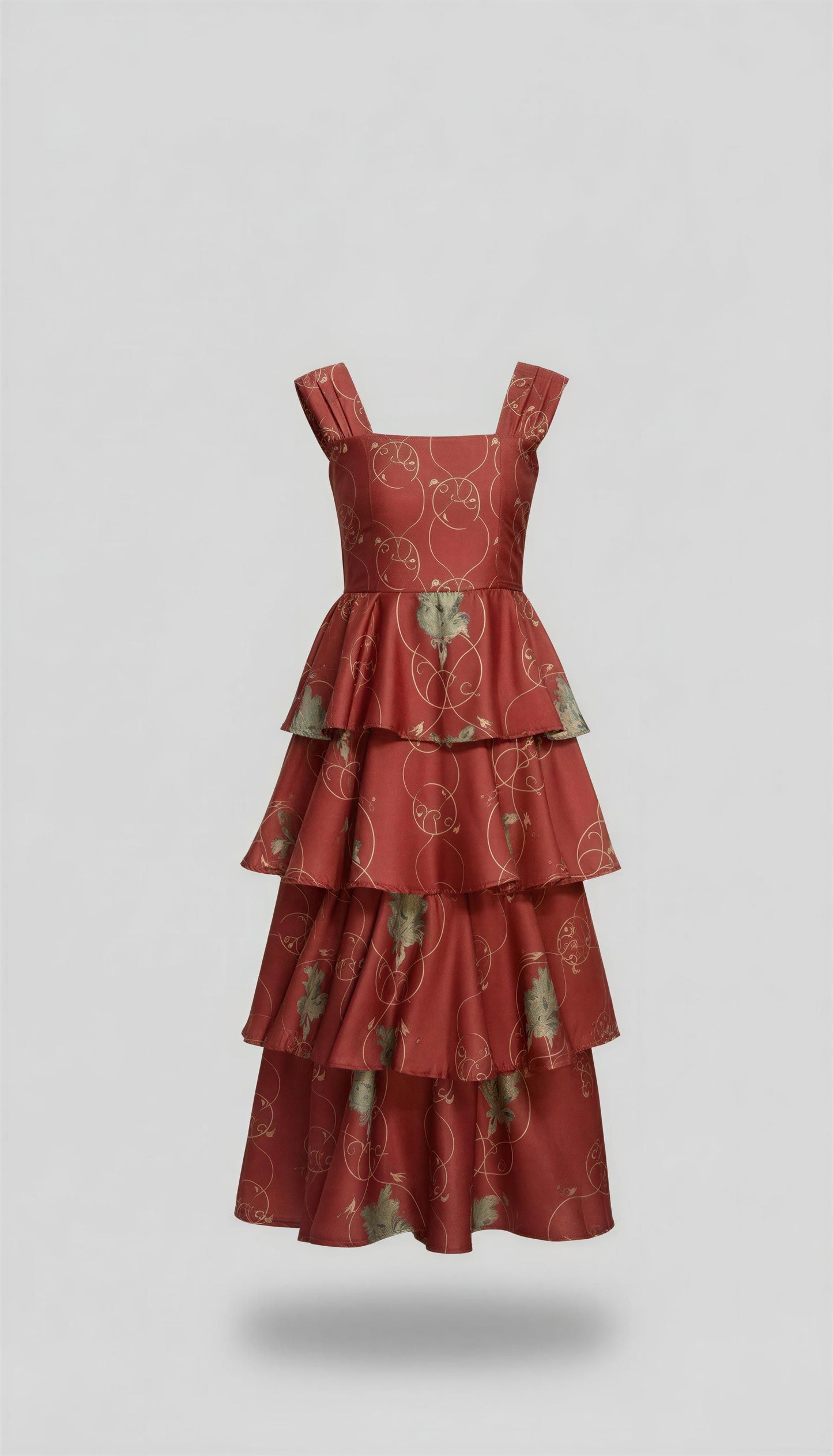 Vestido Tucán burdeos