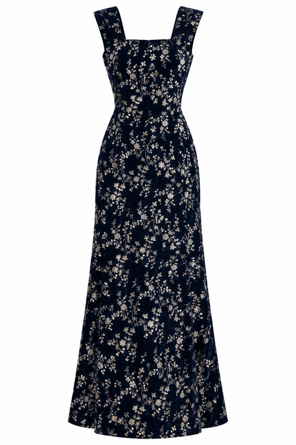 Vestido Ave Encantada Azul