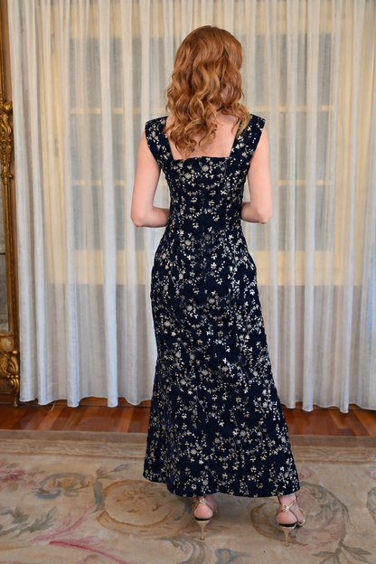 Vestido Ave Encantada Azul