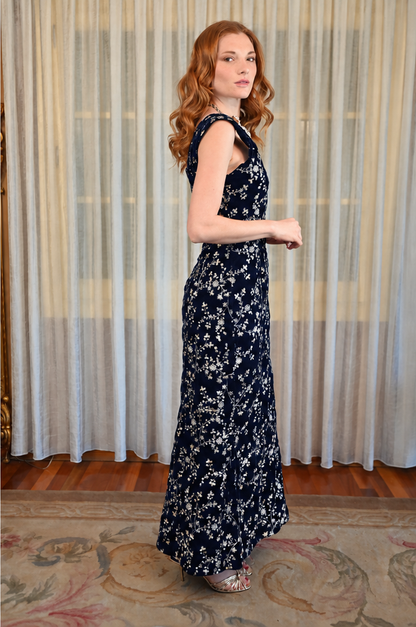 Vestido Ave Encantada Azul