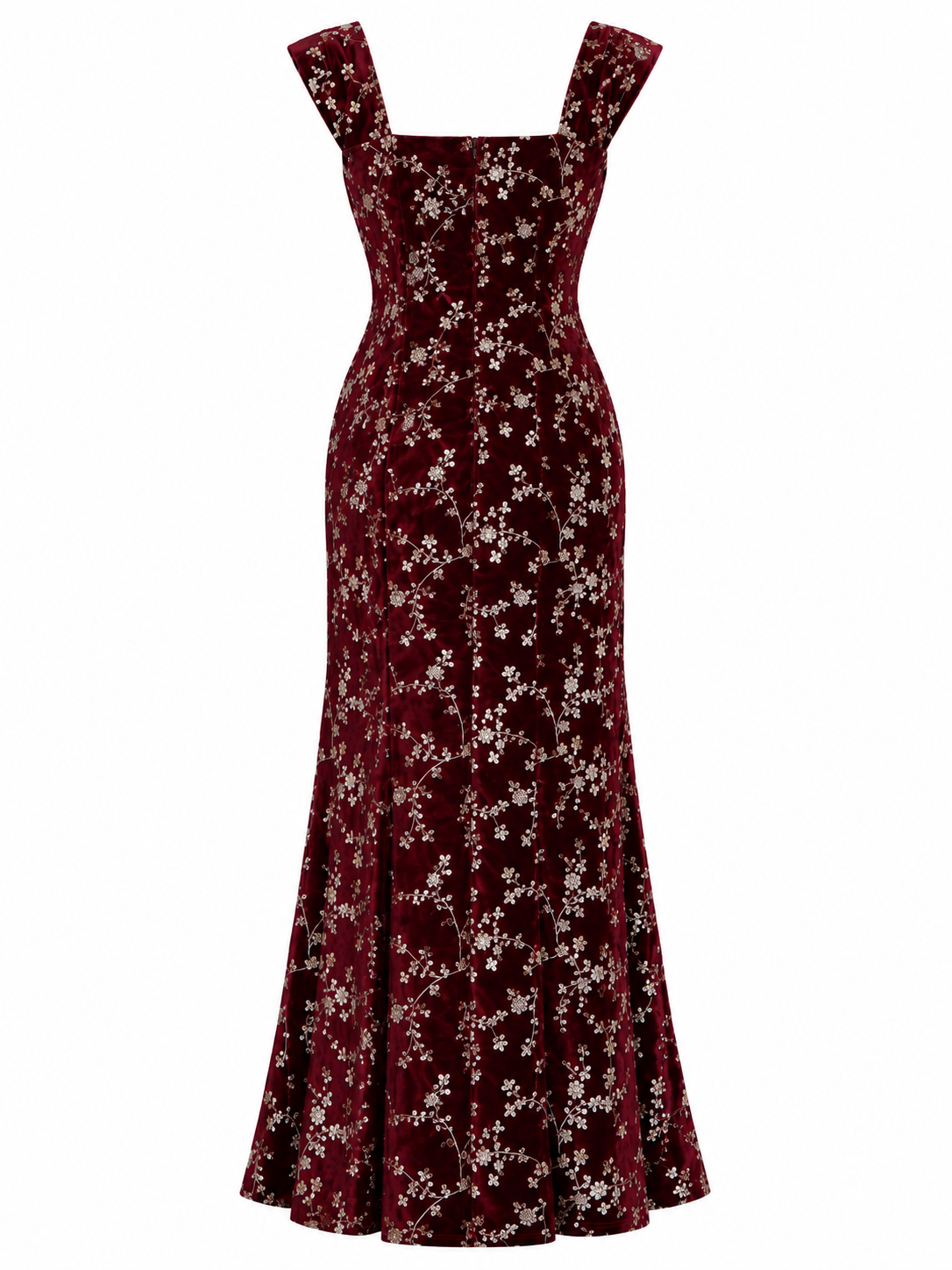 Vestido Ave Encantada Burdeos