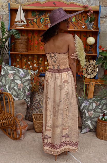 Vestido Risa de Palma - melocotón