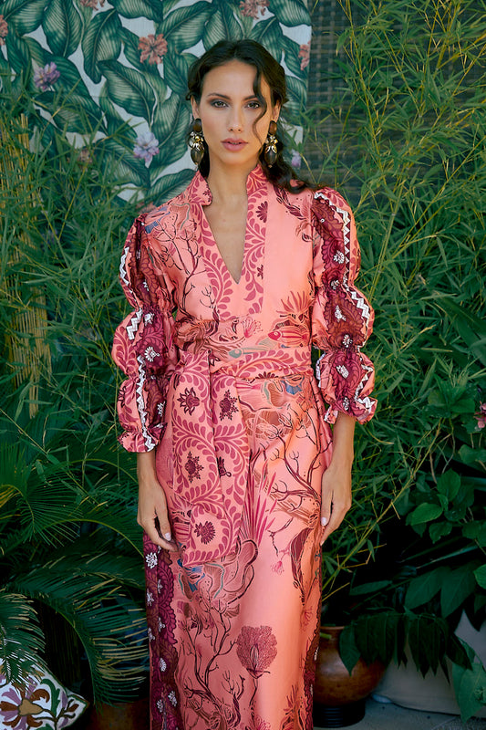 Vestido Caudal Guayabero de la colección primavera-verano de Bomara