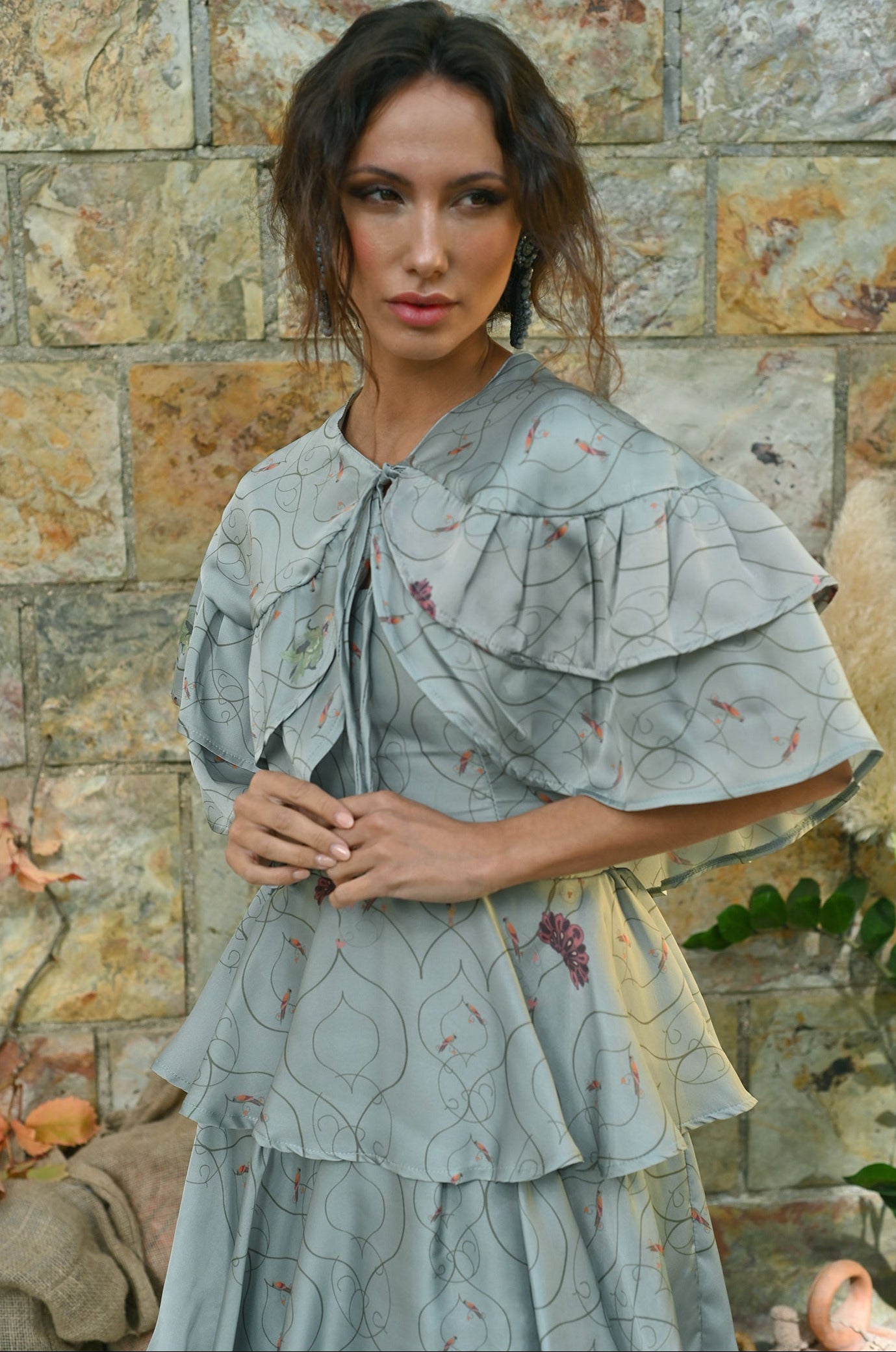 Capa Danza Silvestre - azul celeste