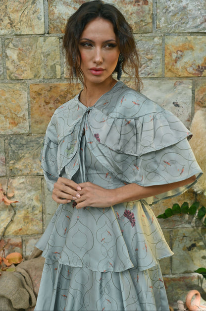 Capa Danza Silvestre - azul celeste